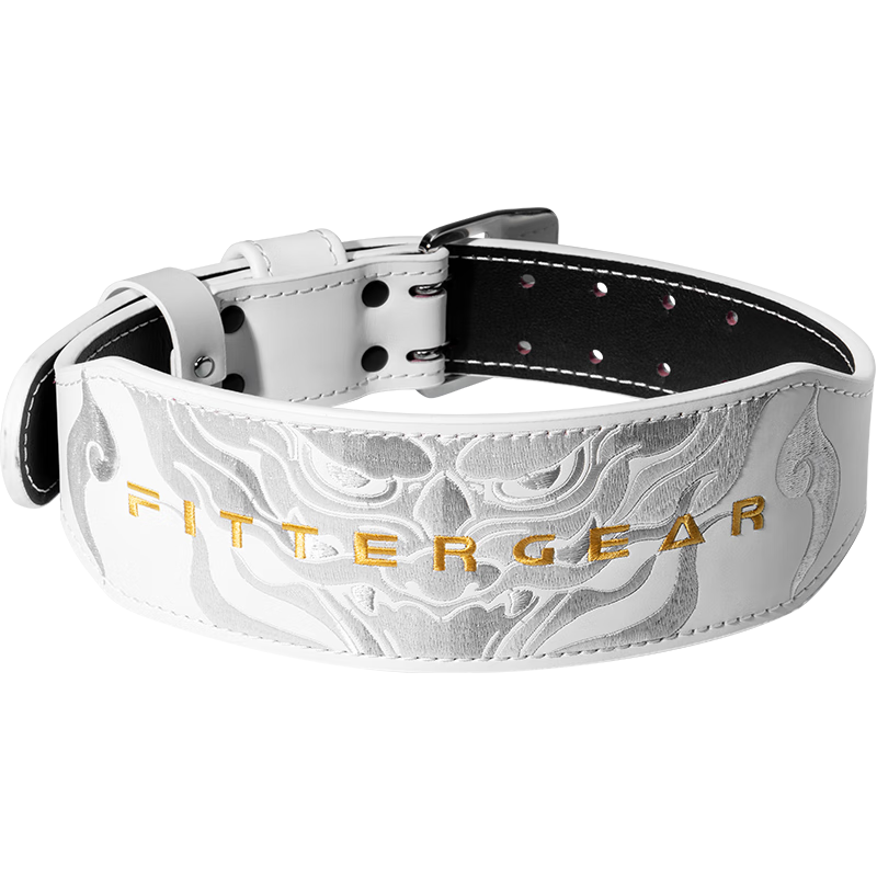 FITTER GEAR Fitness Training Waist Support Belt for Men And Women, Cowhide Deep Squat Deadlift Sports Training Strength Weightlifting Protective Gear