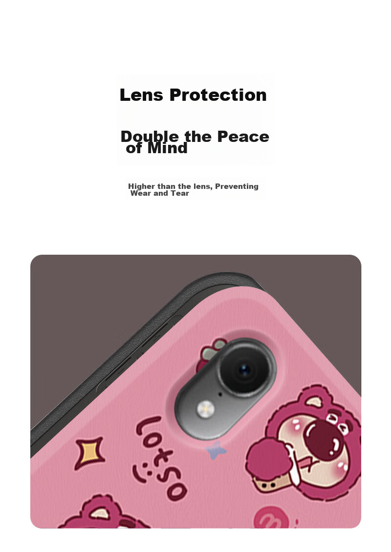 Yingkaida Compatible with Huawei MatePad Air 11.5-Inch, Universal Fit for MatePad 24/23 Models, 11.5-Inch Protective Case, Cartoon Anti-Drop Tablet Cover, Strawberry Bear Design, 2023 Model 14