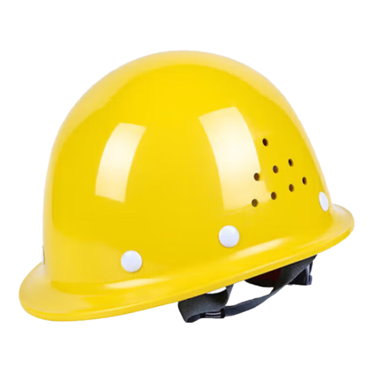 SHOUDUN Safety Helmet, New Style, Thickened Breathable Anti-Smashing, for Construction Sites, Building Engineering, Electricians, Yellow SD-B10 Helmet Gourd Buckle [Knob Version]