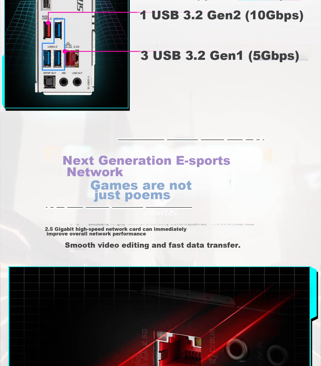 GIGABYTE B760M GAMING X GEN5 Motherboard DDR5 Compatible with CPU 14600K/12600K, Intel LGA 1700 Socket 12