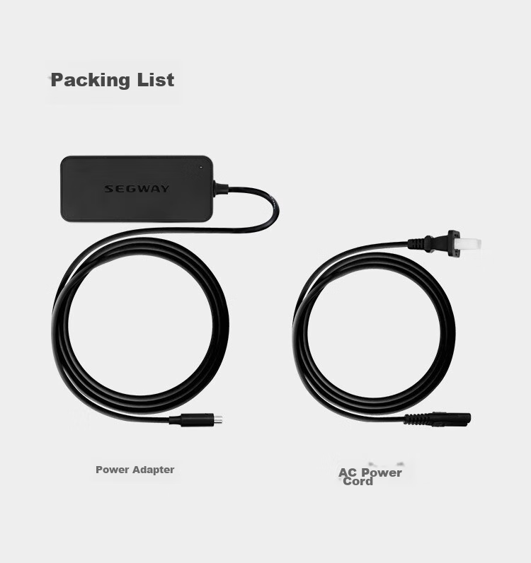 Ninebot Electric Scooter Accessories Charger, Accessory Charging Adapter (Compatible with F Series/D Series) 5