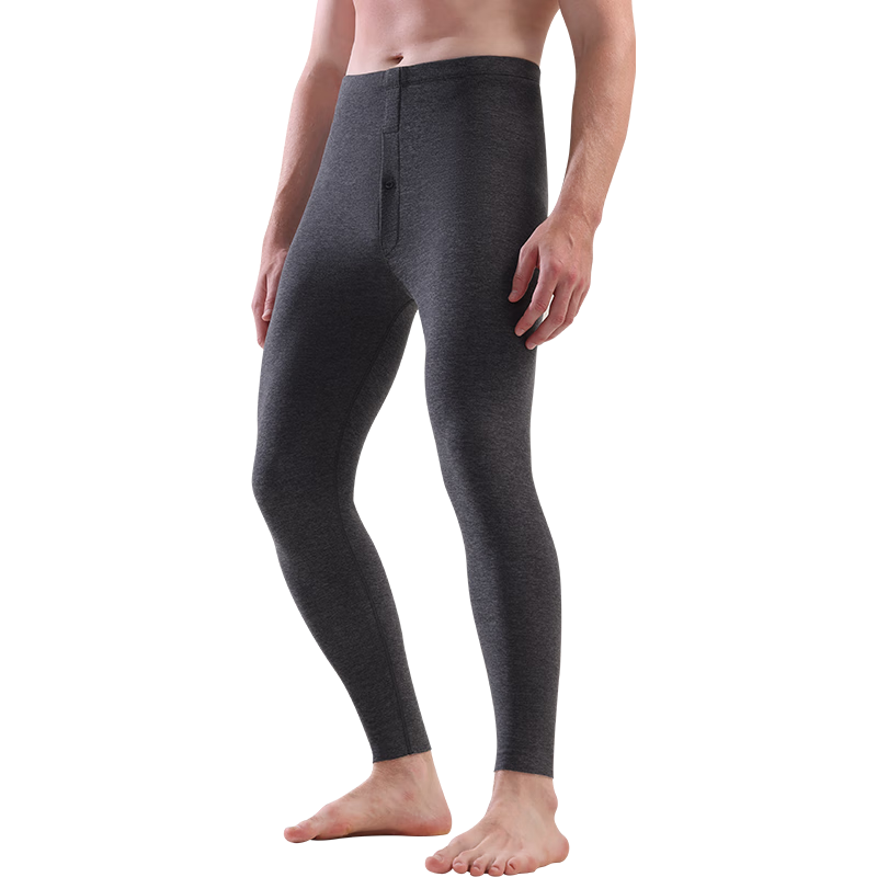 MiiOW [Acetate Goose down Cashmere Silk] German Velvet Thermal Underwear for Men, Autumn Pants, Thick Cotton Trousers, Men's Long Johns