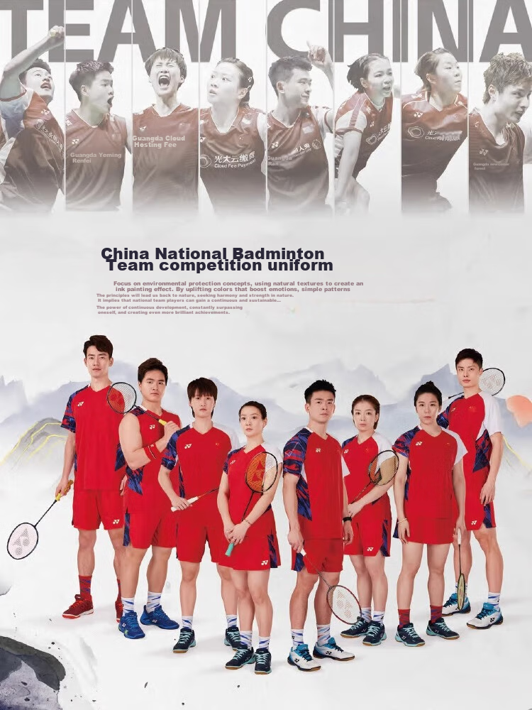 YONEX Badminton Jersey National Team Fan Version Competition Training Sports T-Shirt Women 20785CR White O 11