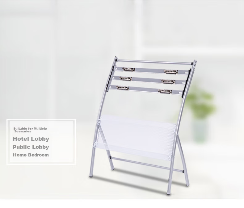 Deli [Super Popular] Four-Tier Business Clip Newspaper Rack Magazine Stand Bookshelf Library Shelf Newspaper Floor Stand Promotional Display Rack, Height 0.8 Meters 9301 5