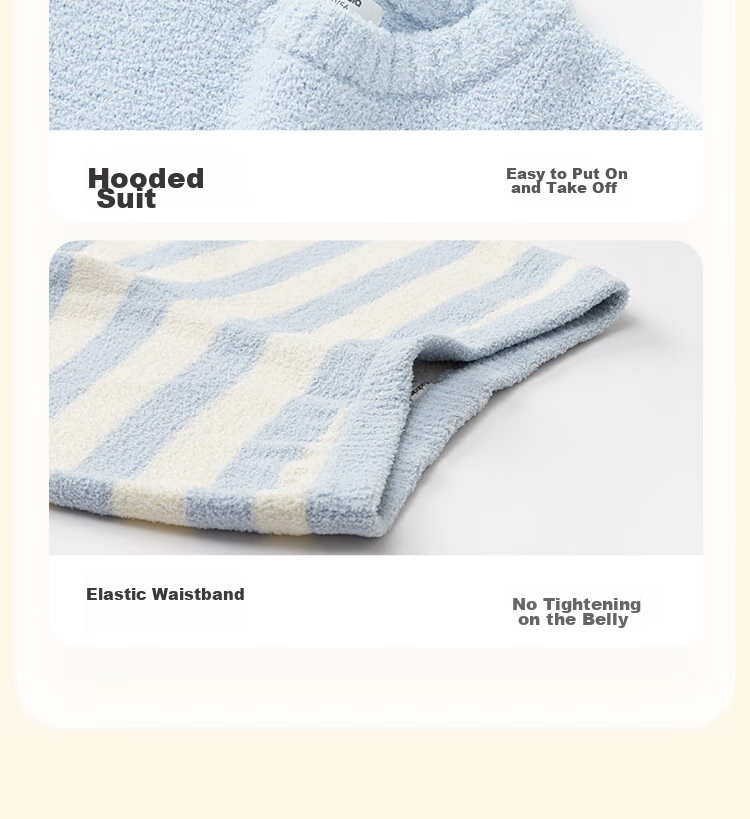 BALABALA BalaOne Children's Home Wear Set, Boys And Girls Winter Half-Fleece Warm Set, 208425171204 10