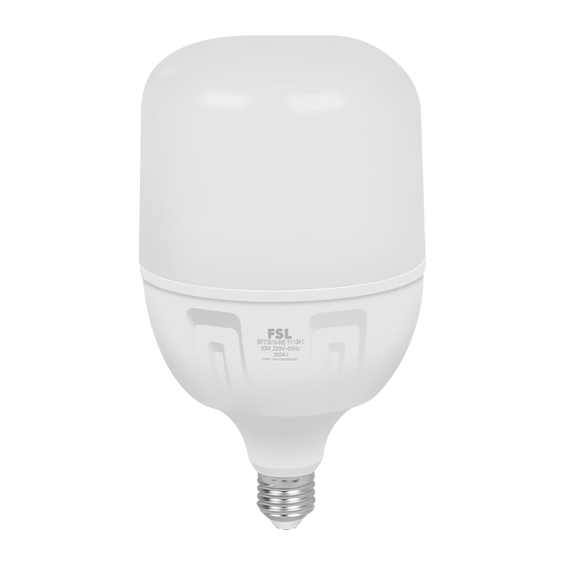 FSL Foshan Lighting LED Bulb 30W Cylindrical Energy-Saving High-Power E27 Screw Base Warm Light (3000K)