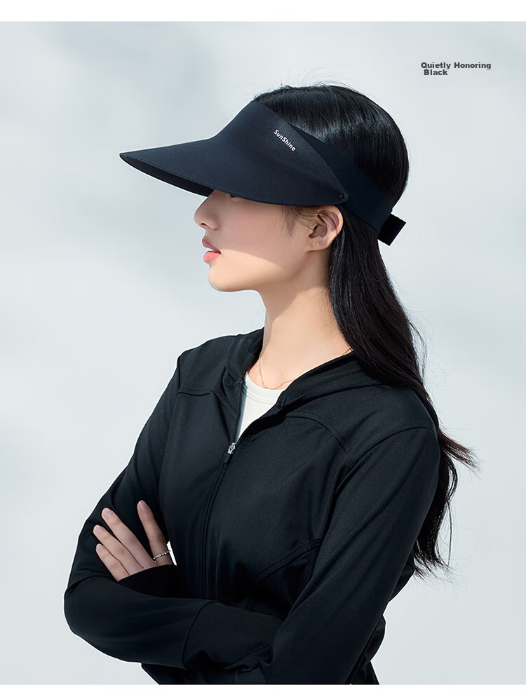 Siggi Sun Protection Hat, Egg Roll Hat, Seamless Breathable Sun Visor, UV Protection, Face-Slimming Effect, Wide Brim Visor Hat SI95312 28