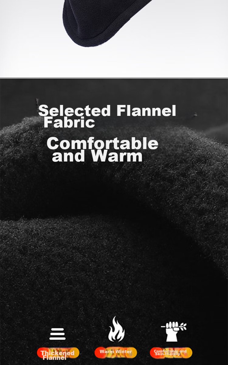 FOREVER Electric Scooter Windproof Cold-Resistant Winter Riding Men's Fleece Hat Mask Windproof Dust-Proof Warm Balaclava Face Mask Neck Gaiter 2
