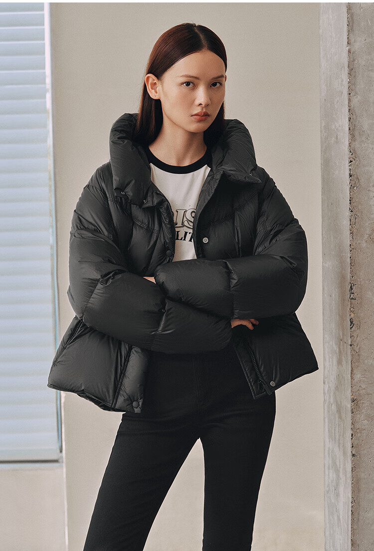 Taipingniao Women's down Jacket with Hood, Puffer Winter Warm Coat, Pink Short Style, XS 21