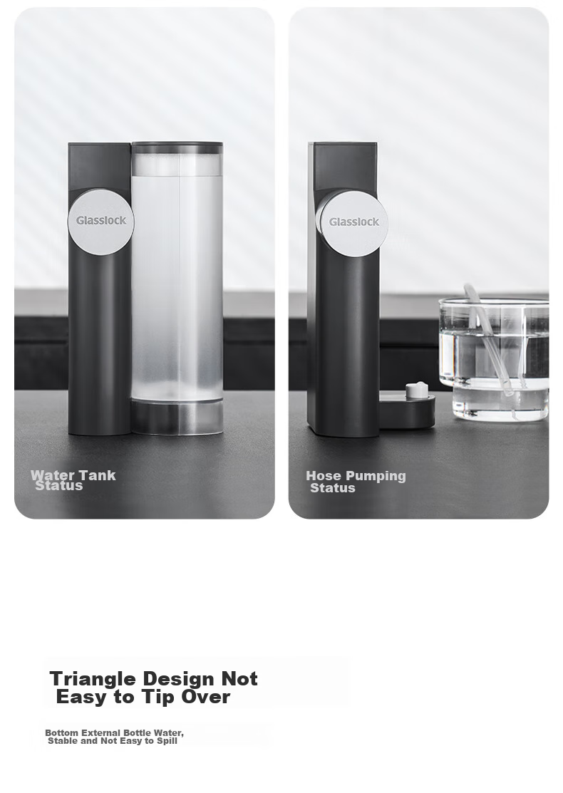 GLASSLOCK Portable Folding Kettle Mini Water Boiler Fast Heating Direct Drinking Machine Electric Hot Water Kettle for Travel, Business Trips, Home Use, Desktop Constant Temperature Hot Water Kettle Mineral Water Heater 7