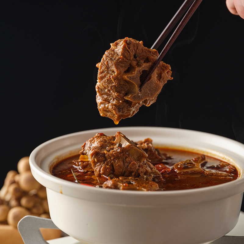 草原宏宝内蒙古羔羊羊蝎子 2斤/袋 羊脊骨 火锅 地标认证 赠料包