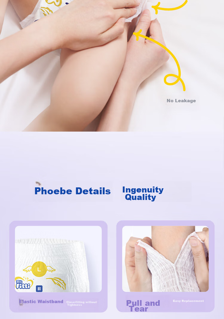 Fitti Soft And Thin Feather-Like Play Pants XXL60 (For 15kg And Above), Baby Diapers, Ultra-Thin And Dry, Suitable for Both Boys And Girls 11