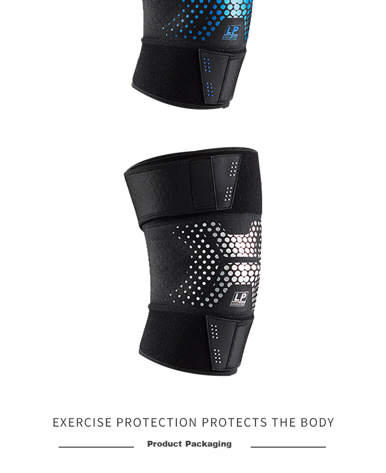 LP Knee Brace for Sports, Fitness, Basketball, Running, Badminton, Women's Hiking, Knee Joint Protection CT72 One Size Fits All Red 8