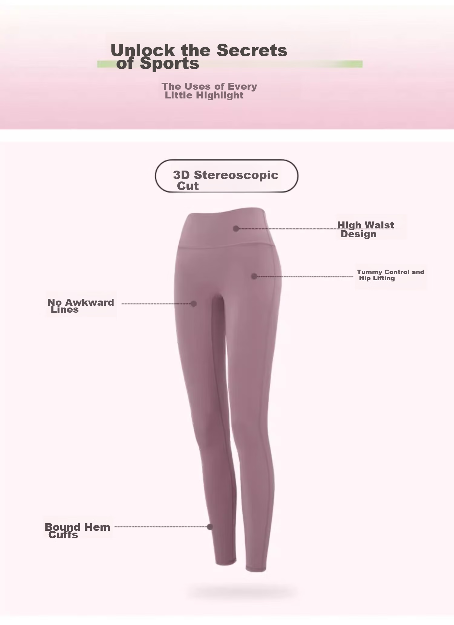 Youyou Yoga Pants for Women, High-Waisted Elastic Tight-Fitting Leggings, Outer Wear Sports Pants Two-Piece Set J21016XY Gray Purple Regular Style 2XL 11