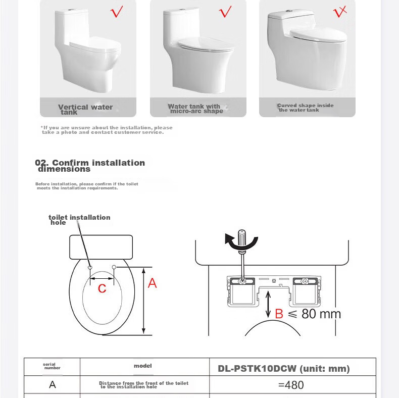 Panasonic Intelligent Quick-Open Antibacterial Universal Instant Heating D-Type P10D 29