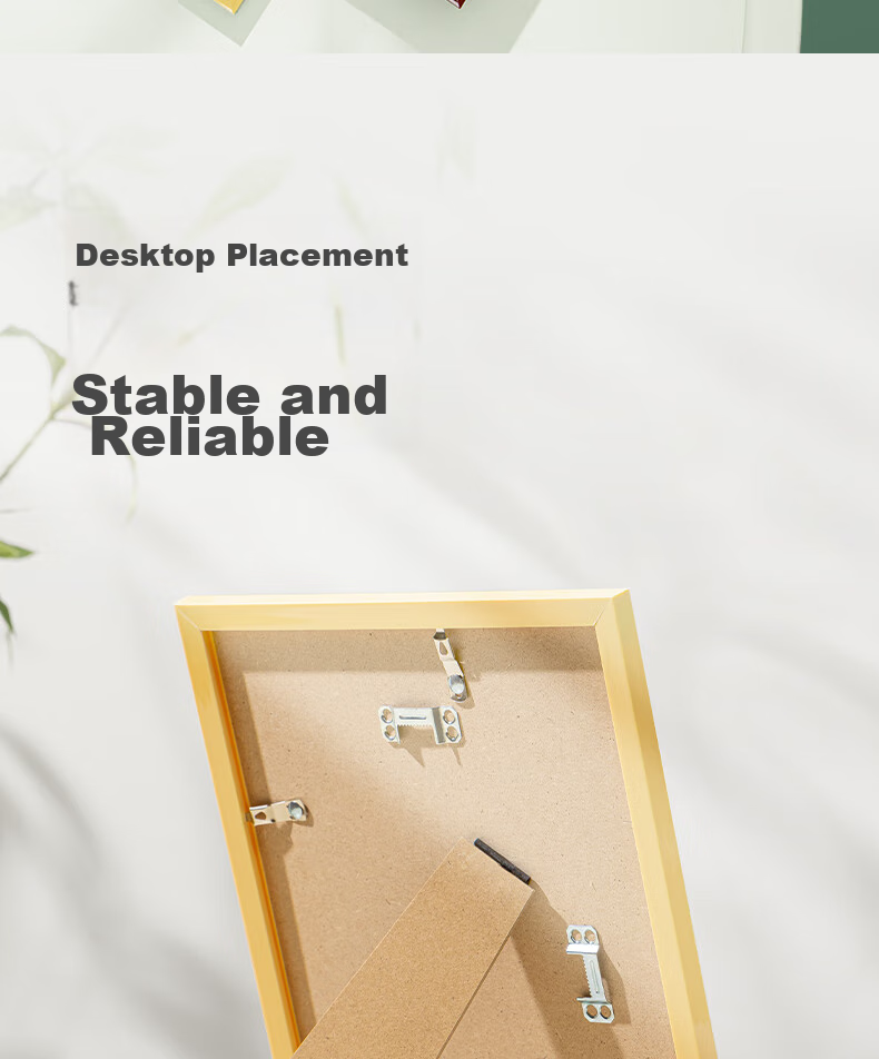 Deli A3 Business License Frame Certificate Holder, Industrial And Commercial Registration Certificate Frame Display Board, Horizontal And Vertical Document Frame Picture Frame File Holder Wood Grain Imitation Yellow TF113 8