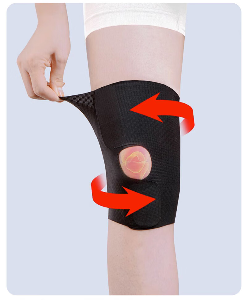NAILEKESI N Professional Knee Brace for Meniscus Injury, Knee Joint Fixation Support, Sports Running Knee Protector for Women And Men, Knee Guard, Size M, Single Piece 7