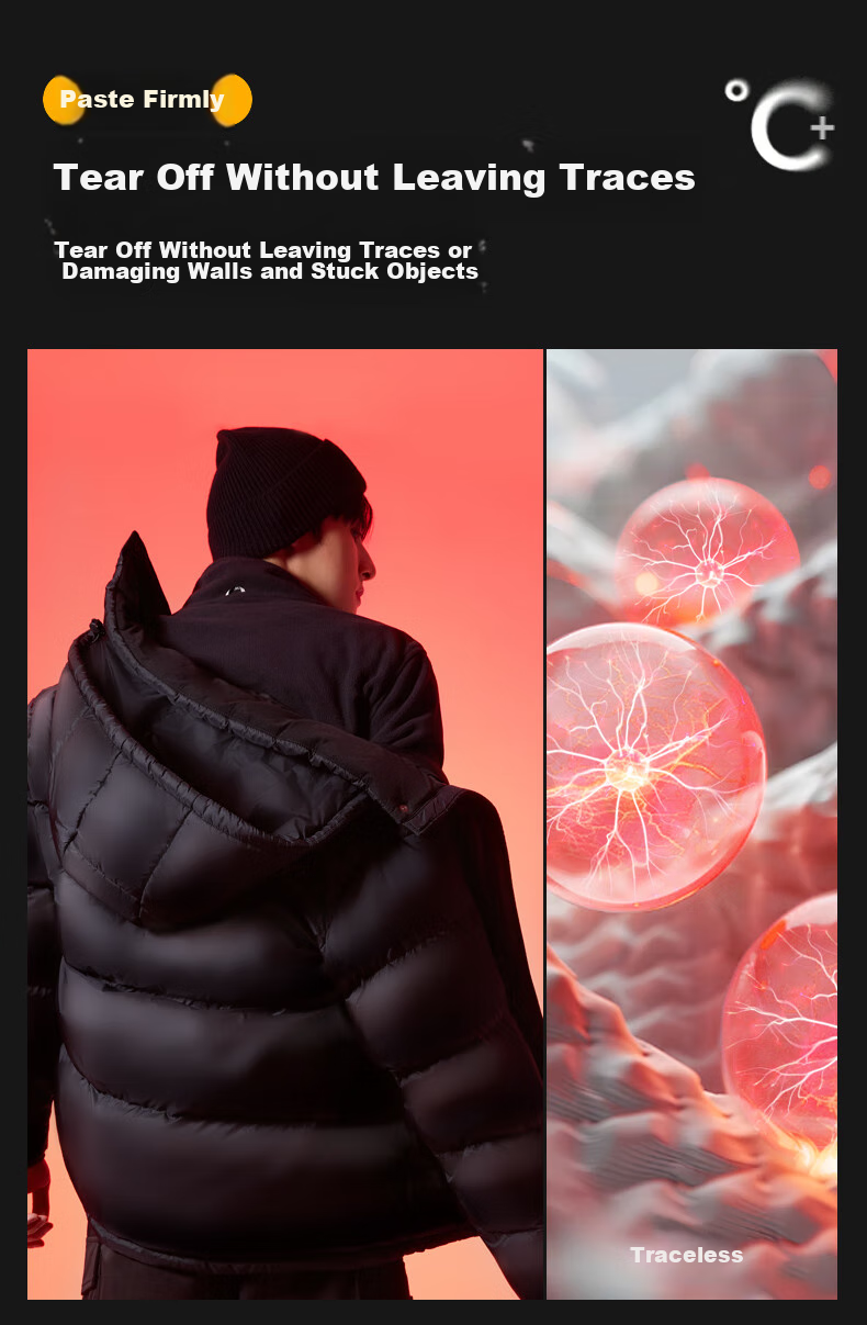 CAMEL Huoyanshan 656 down Jacket for Men, Winter Hooded Thick Warm Couple's Puffer Windproof Coat M34CA6B656 27