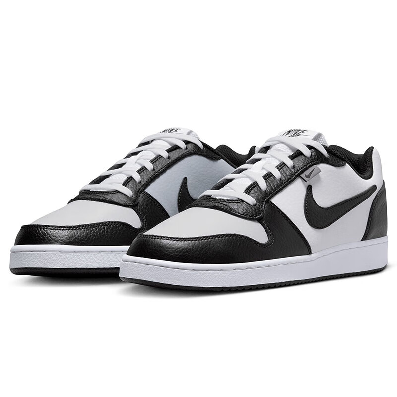 NIKE NIKE Sports Casual Shoes, Men's Skateboard Shoes, Shock-Absorbing EBERNON Sneakers, AQ1774-102, White And Black, Size 44