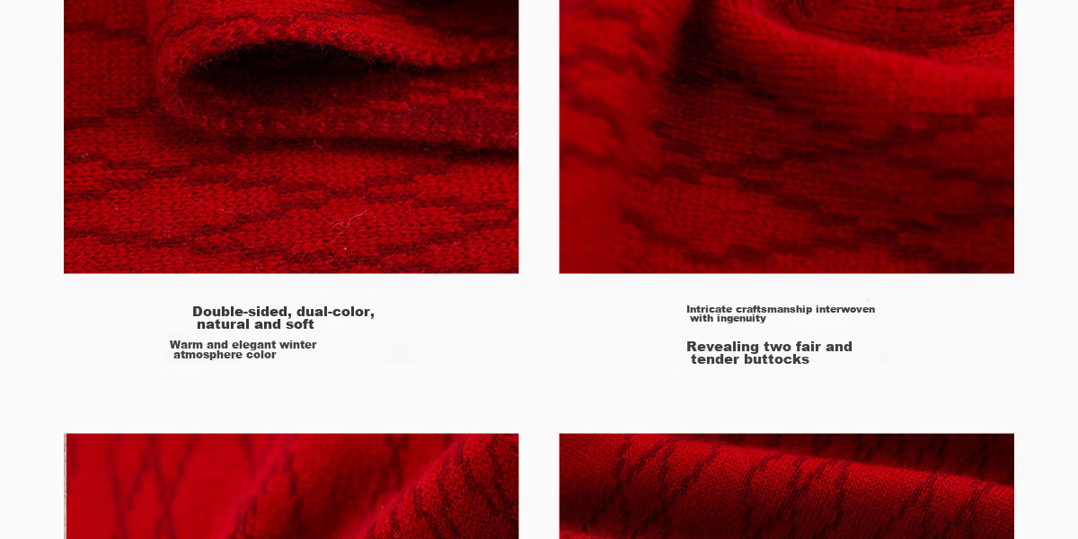 Wanshili WENSLI Pure Wool Scarf for Women, Gift for Elders, Warm Scarf, Holiday Gift Box Set, Interwoven Time And Space 60