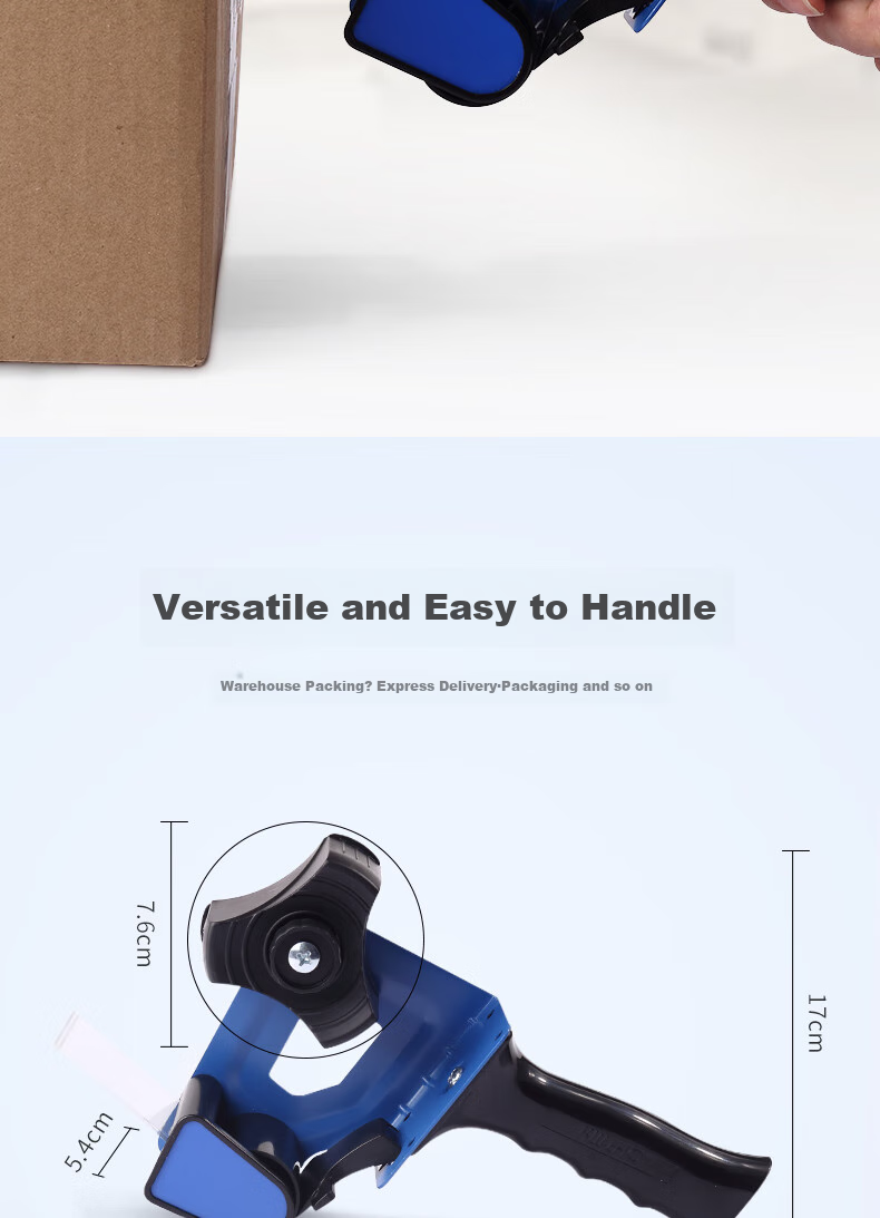 KW-Trio Handheld Sealing Machine, Transparent Tape Cutter, Packaging Machine, Metal Divider 2