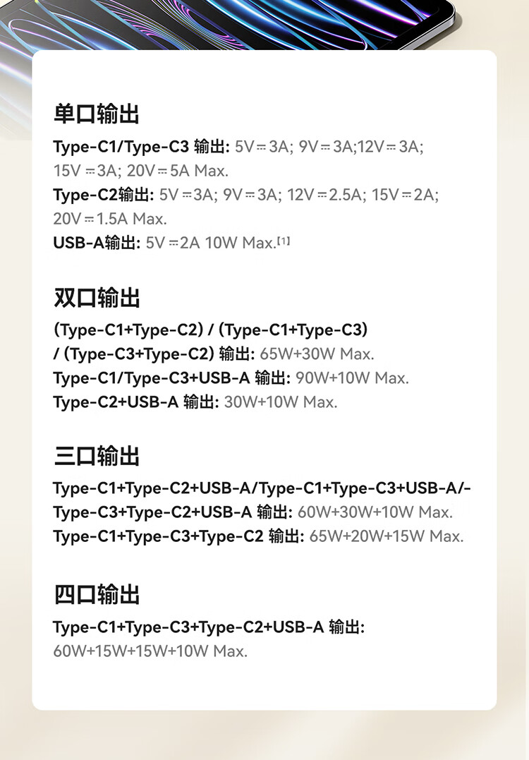 倍思推出 100W 氮化镓桌面充电器:自带 Type-C 伸缩线,269 元
