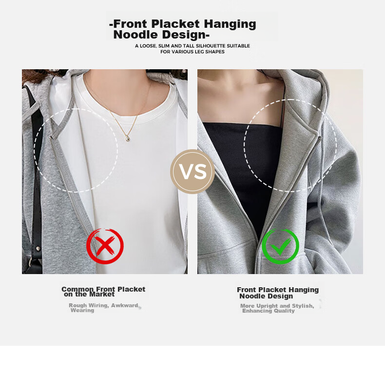 Jeanswest American-Style Heavyweight Stand-Collar Cardigan Sweatshirt for Men, Autumn Loose Casual Sports Jacket, Heavy Cotton Men's Zip-Up Jacket 10