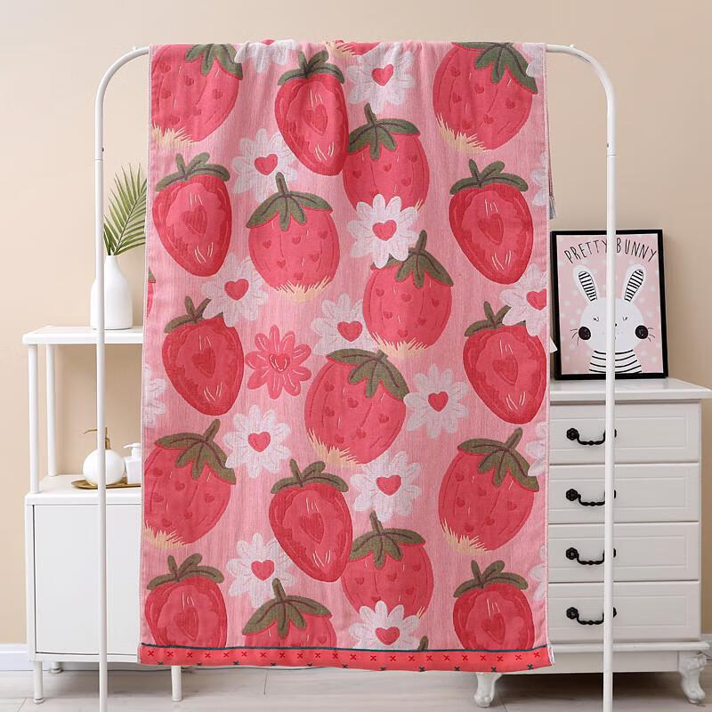 Fanyejia Four-Layer Cotton Gauze Bath Towel, Soft And Skin-Friendly, Absorbent, Quick-Drying, Lint-Free, Breathable, for Home Use, Shower Wrap, Sports Towel