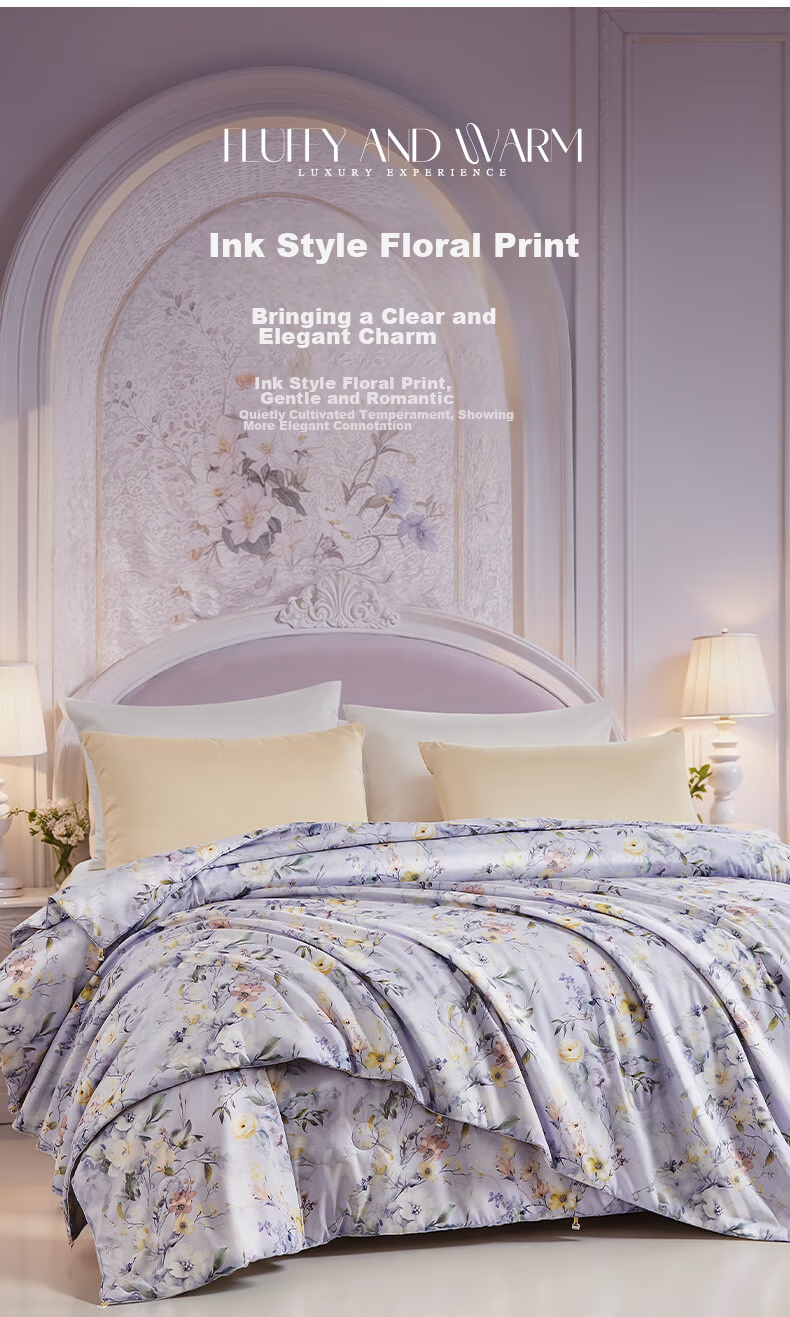 FUANNA 100% Silk Comforter, Single Student Dormitory All-Season Duvet Two-In Mother-Child Quilt, 5.6 Jin (2.8 Kg), 152*210cm 9
