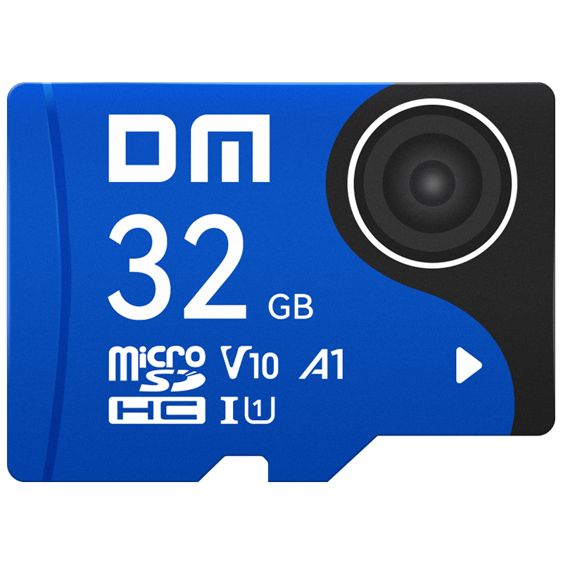 DM Daimai 32GB TF (MicroSD) Memory Card, Blue Card, C10 Dash Cam Dedicated Surveillance Camera Memory Card, Compatible with Xiaomi 360 Lingdu Didingpai