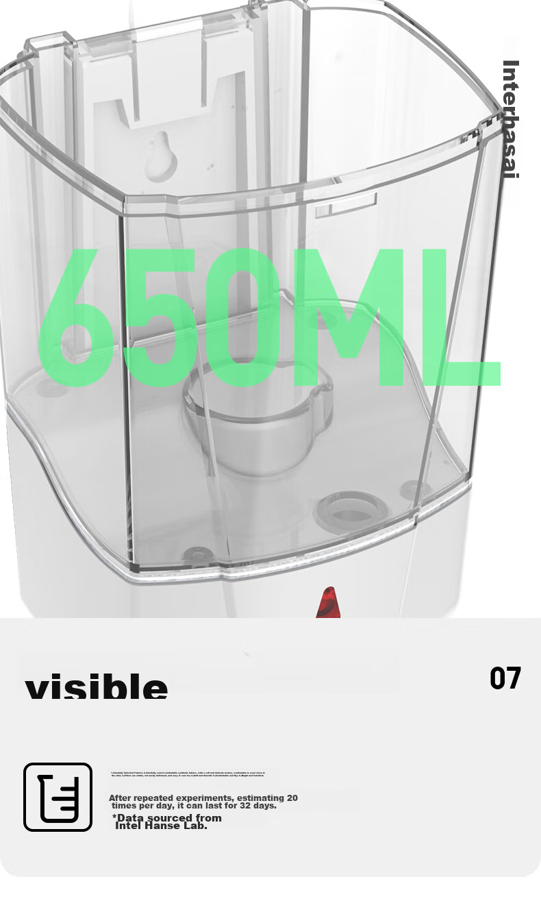 Interhasa! F9031 Automatic Soap Dispenser Wall-Mounted Hand Sanitizer Machine Bathroom Soap Dispenser Box No Drilling Required 7