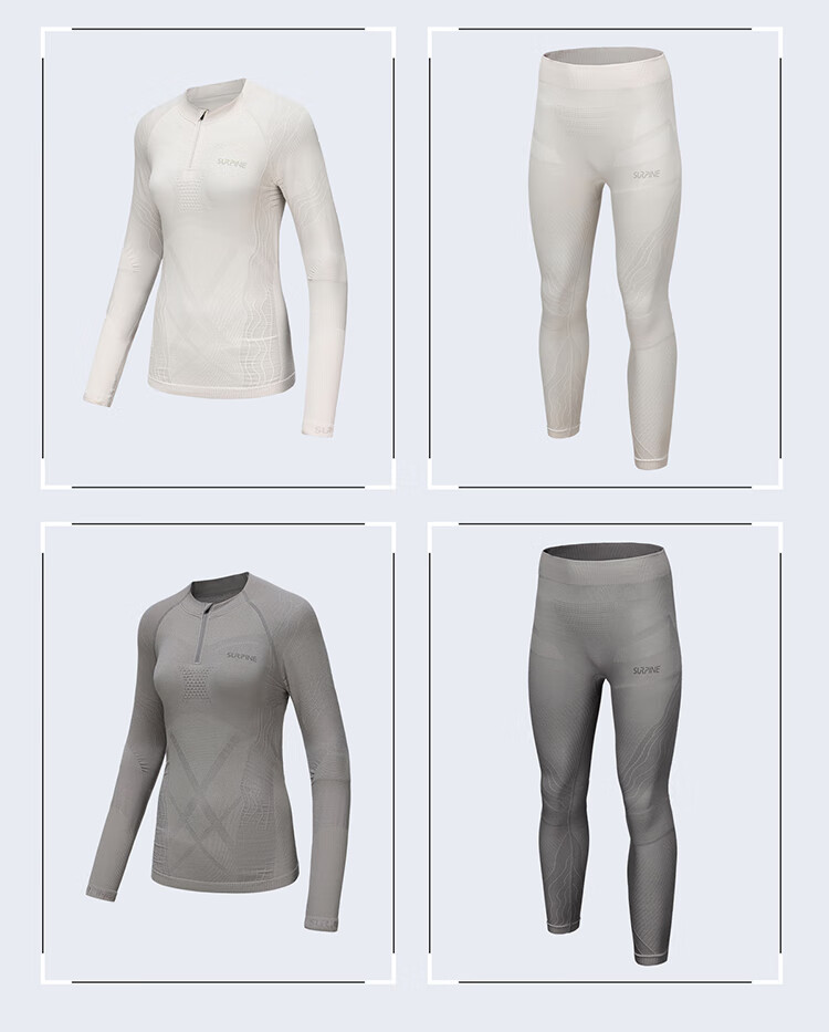 SURPINE Lingfeng Series Merino Wool Quick-Dry Top for Women, Moisture-Wicking, Warm Base Layer for Outdoor Hiking And Mountaineering 8