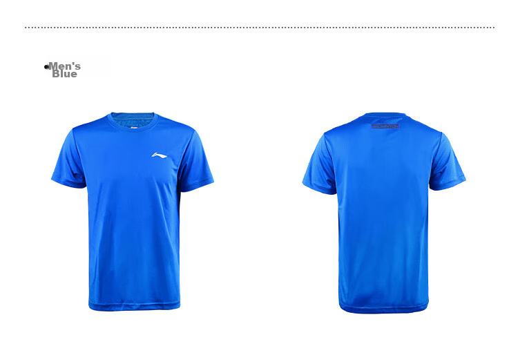 Li-Ning Badminton Short-Sleeve Shirt, Quick-Dry Elastic Sports Top for Spring And Summer, Simple Casual Style, Black ATSP503-1, XL 21