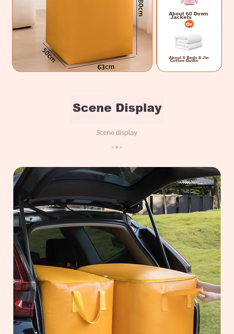 Bahainiao Moving Packing Bags, Storage Bags, Luggage Bags, Quilt Bags, Clothing Bags, Storage Containers, Moving Essentials, Waterproof And Mold-Proof 13