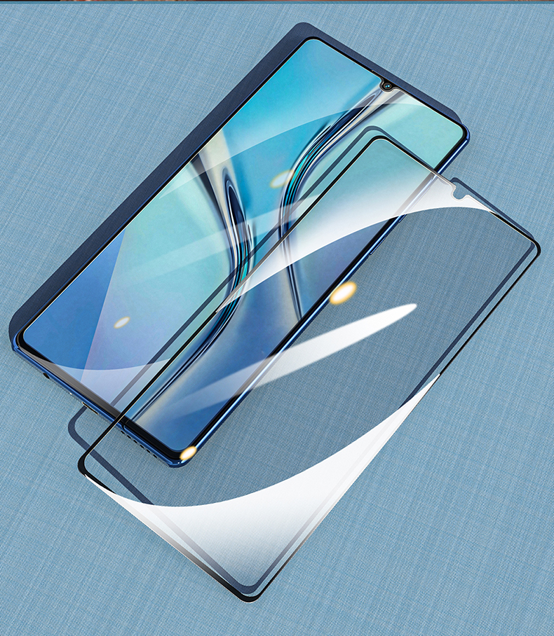 Rehot Tempered Glass Screen Protector for HONOR X30 Max Full Coverage Auto-Adsorption Mobile Phone Glass Protective Film 2