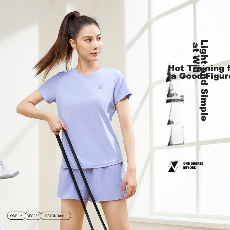 361° Women's Trendy Short-Sleeve T-Shirt, New Spring And Summer Quick-Dry Sportswear for Running And Yoga, Model 662424126H-3