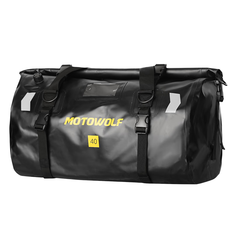MOTOWOLF Motorcycle Riding Rear Tail Bag, Rider Equipment, Racing Bike, Motorcycle Travel, Men's Waterproof Backpack, Motorcycle Cargo Bag