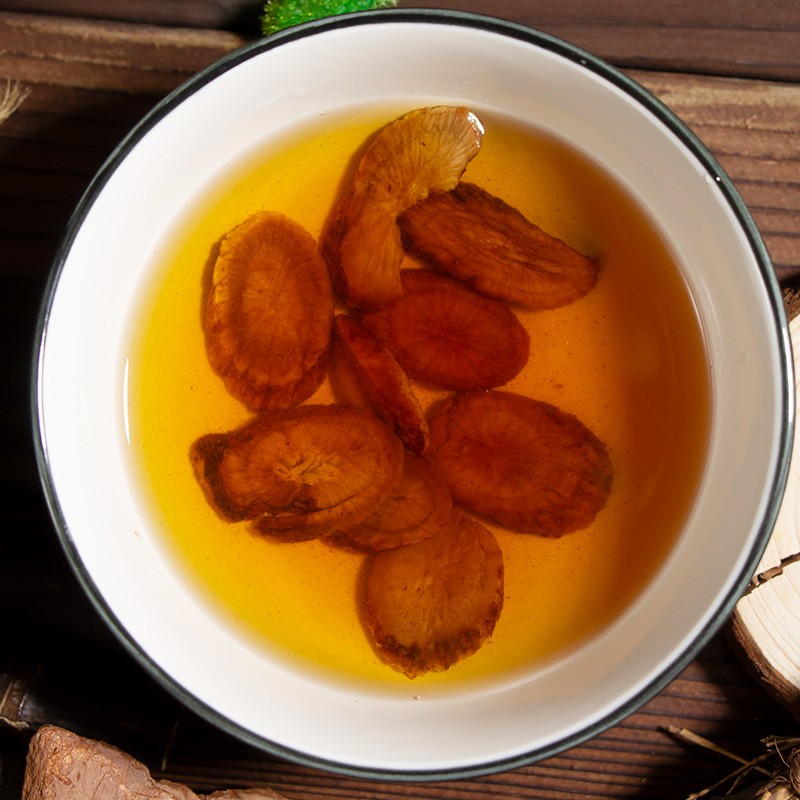 朕皇同仁堂黄金牛蒡茶片大味浓牛旁根片子膀生牛塝罐装花草养生茶150g