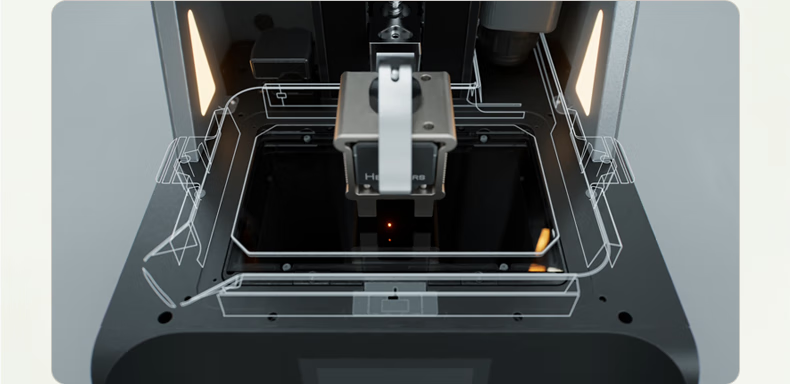 HEYGEARS Blackge Reflex RS Light Curing 3D Printer, Large Build Surface, Desktop Home Use, High Precision Fast 3D Printing, Consumer-Grade, for Figurines And Models 26