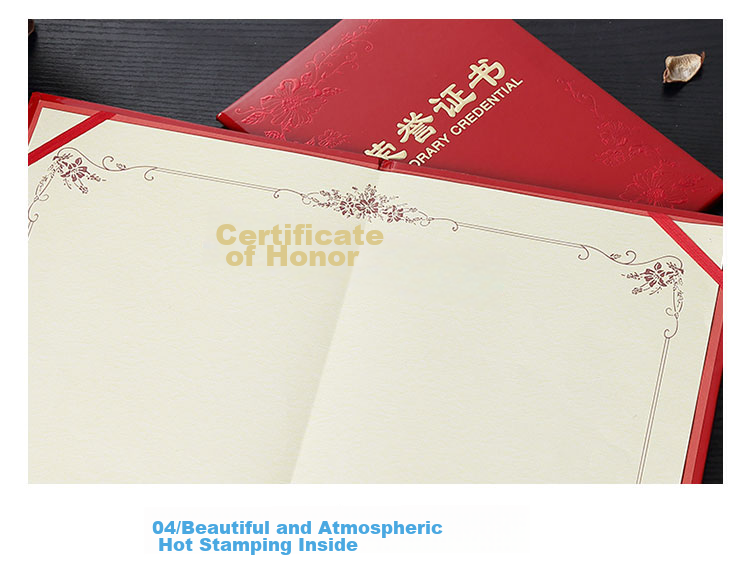 COMIX Appointment Letter with Exquisite Gold Foil Special Paper Cover And Shell, Includes 12 Pages of Inner Content, 12K/10 Books Per Set, Award Certificate for Recognition, Office Stationery, C5106 5