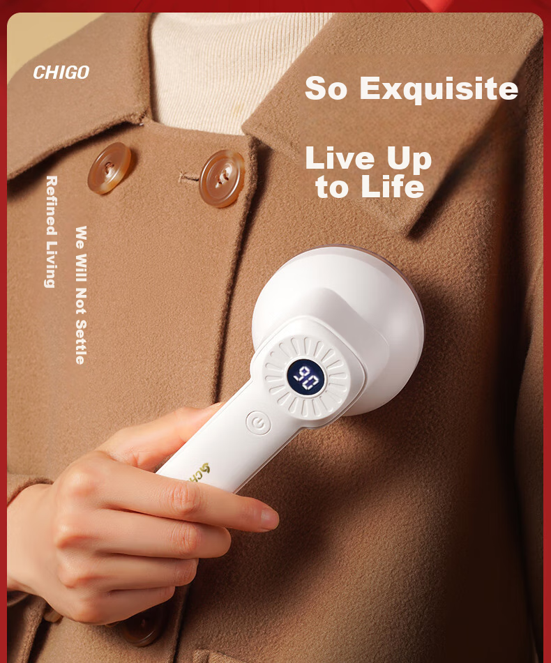 CHIGO Best-Selling 80,000+ Lint Roller, Sweater Shaver, Clothing Ball Remover, Hair Removal Tool, Shaver, Defuzzing Device, M108 Lint Removal Tool 3