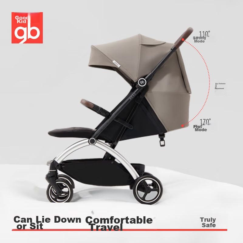 Gb Stroller, Can Sit And Lie Down, Pocket Car, Baby Walking Aid, Lightweight Foldable, Shock-Absorbing, Comfortable, Baby Stroller D850
