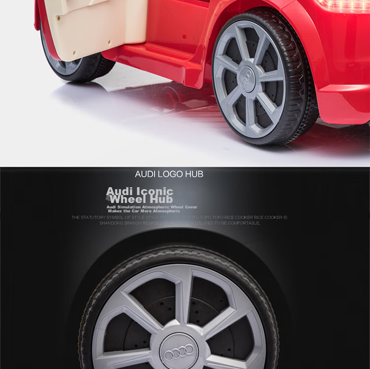 BeRica Electric Ride-On Car for Children, Audi Authorized Remote Control Toy Car for Boys And Girls, Rideable Vehicle, Baby Gift 10