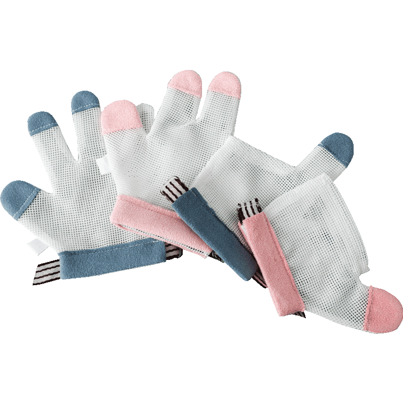 LAXIALIYA Baby Anti-Thumb Sucking Device, Toddler Anti-Biting Gloves, Infant Anti-Sucking Finger, Children's Anti-Thumbsucking Aid, Kids Summer