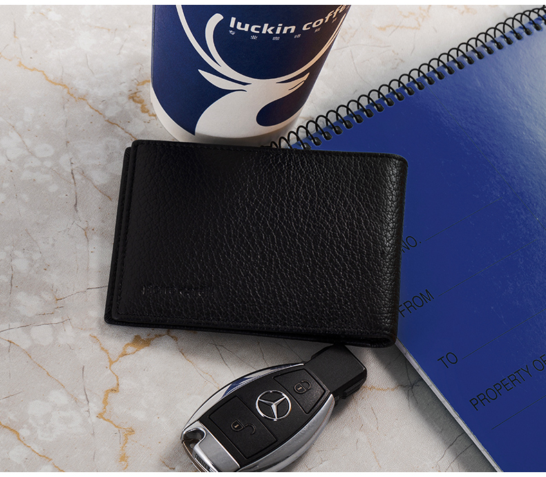 Pierre Cardin Driver's License Holder, Motor Vehicle Driving Permit Leather Case, Top-Grain Cowhide ID Holder Gift Box, Black, Suitable As A Present 9