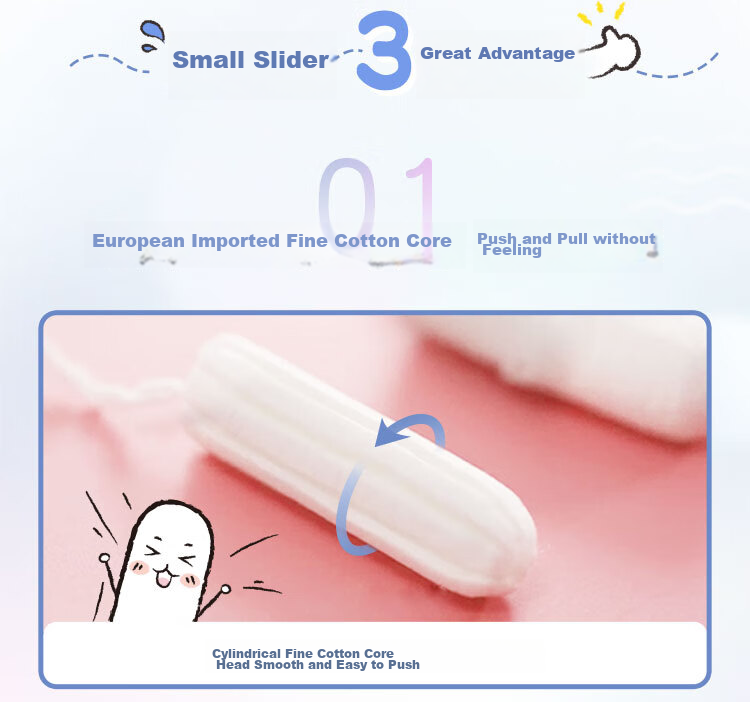 Kotex Pocket Tampons, Easy to Insert, Regular Flow, 18 Count, Thin Cotton Core, Sold by JD Official Flagship Store 5