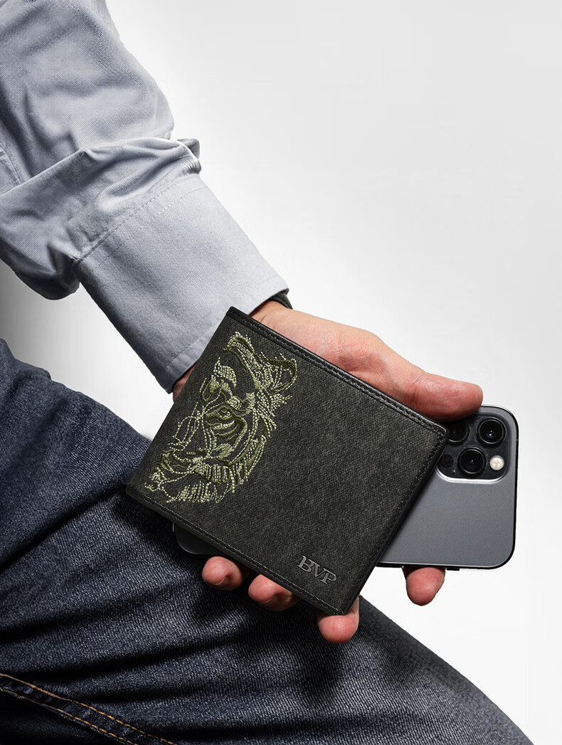 BVP Wallet for Men, Short Style, Multifunctional Leather Purse, Multiple Card Slots, Large Capacity Cowhide Coin Purse, Birthday Gift 4