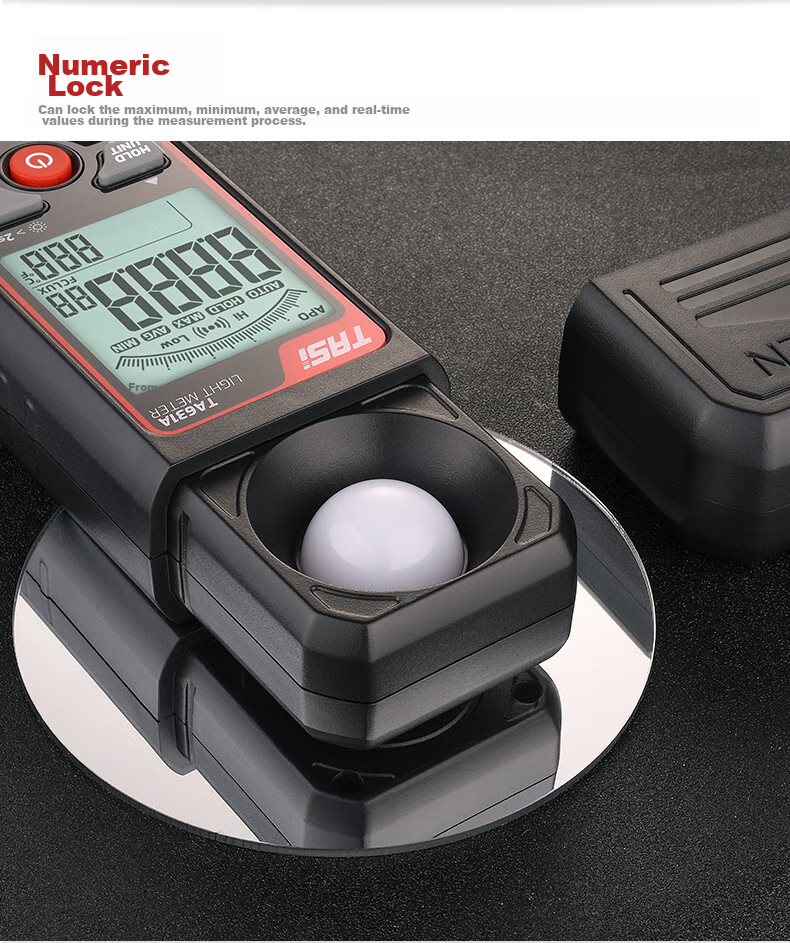 Teansi Illuminance Meter, Photometric Instrument, High-Precision Luminous Flux Tester, Brightness Meter, Photometric Measuring Instrument TA631B 8