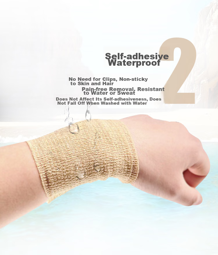 Chidong Elastic Self-Adhesive Bandage for Hand Protection, Boxing Leg Wraps, Hand And Ankle Support, Sports Elastic Bandage, 9 Rolls, 5cm X 4.5m 7
