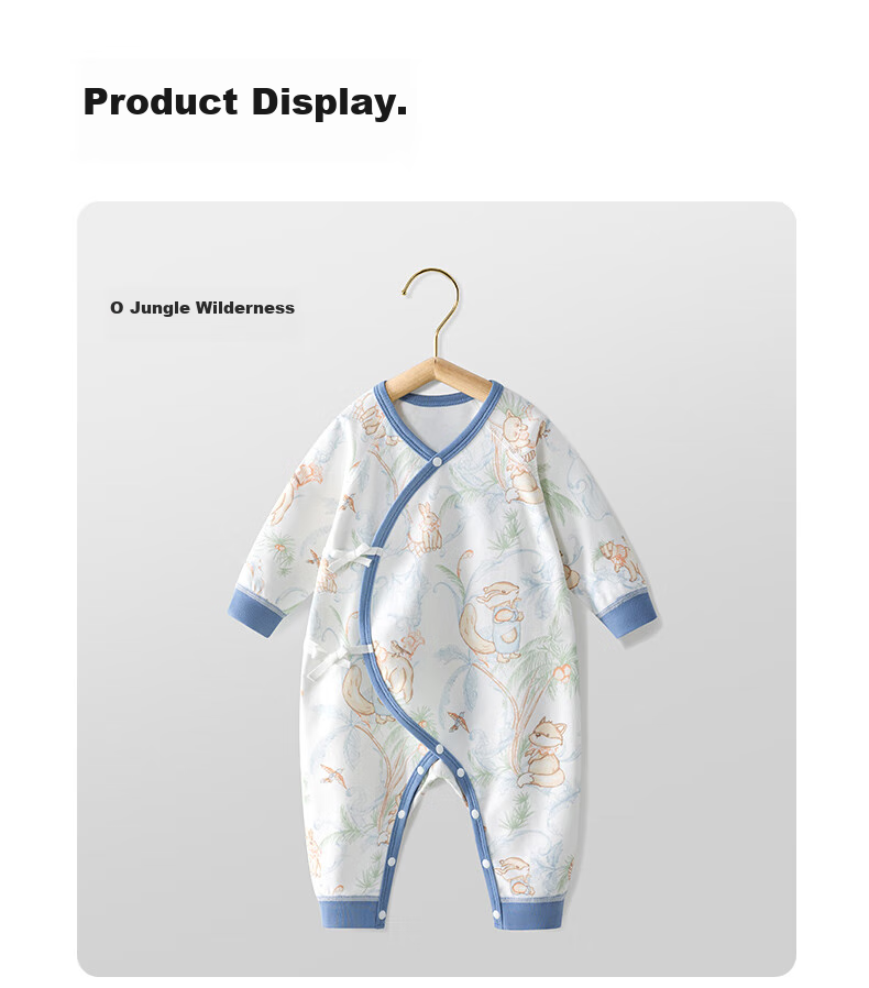 Beitaisi Baby Clothes, All-Season Onesie, Long-Sleeve, Pure Cotton, Soft, Newborn Infant Belly Protection, Anti-Cold, Baby Romper, Crawling Suit 21